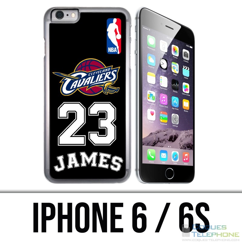 Coque iPhone 6 / 6S - Lebron James Noir