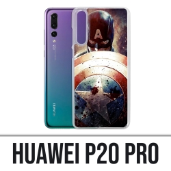 Funda Huawei P20 Pro - Captain America Grunge Avengers