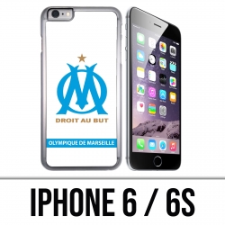 Custodia per iPhone 6 / 6S - Logo Om Marseille Blanc