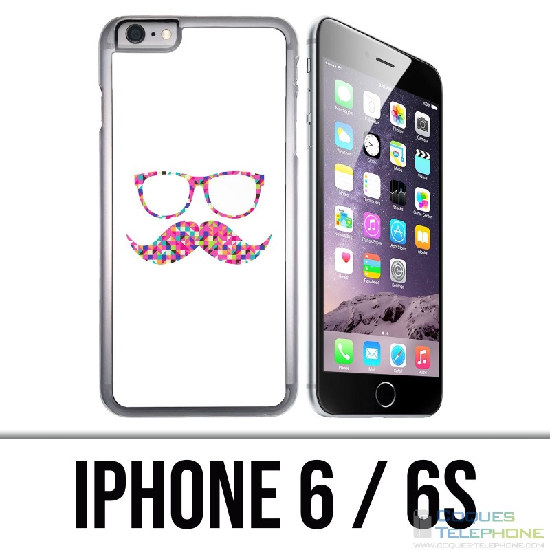 Coque iPhone 6 / 6S - Lunettes Moustache