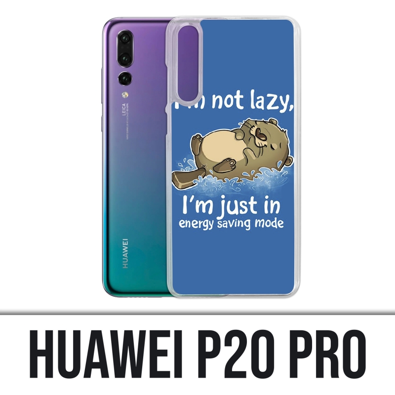 Coque Huawei P20 Pro - Loutre Not Lazy