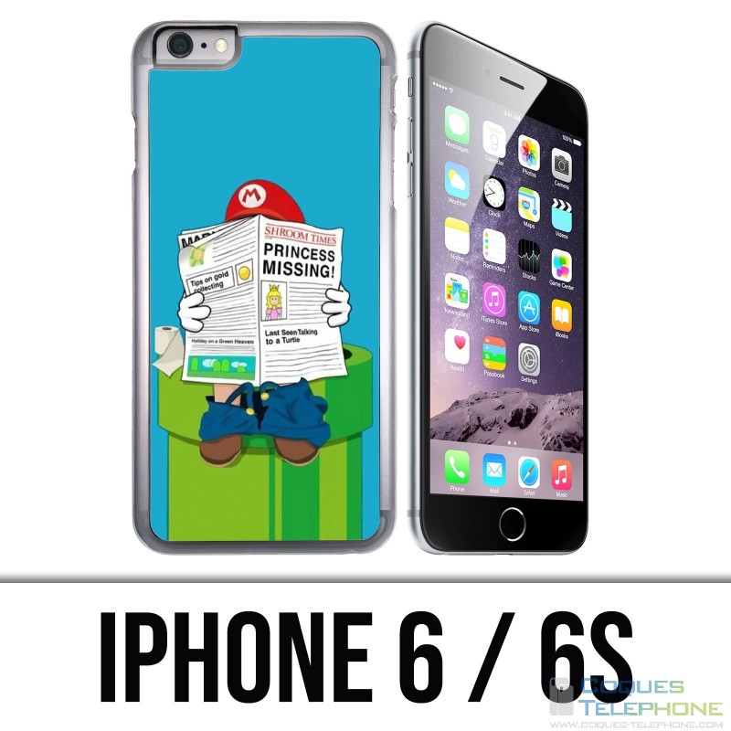 Coque iPhone 6 / 6S - Mario Humour