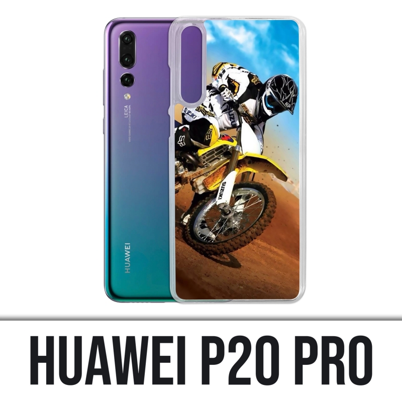 Coque Huawei P20 Pro - Motocross Sable