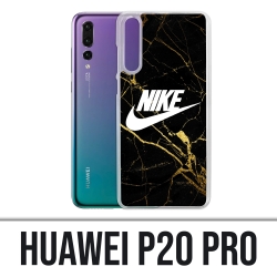 Funda Huawei P20 Pro - Nike Logo Gold Marble