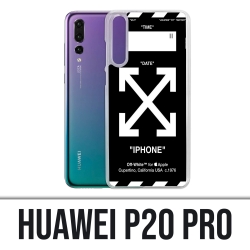 Coque Huawei P20 Pro - Off White Noir