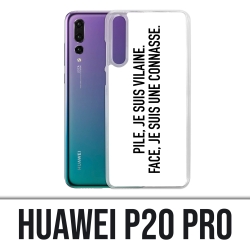 Custodia Huawei P20 Pro - Batteria Face Face impertinente