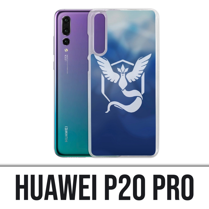 Huawei P20 Pro Hülle - Pokémon Go Team Blue Grunge