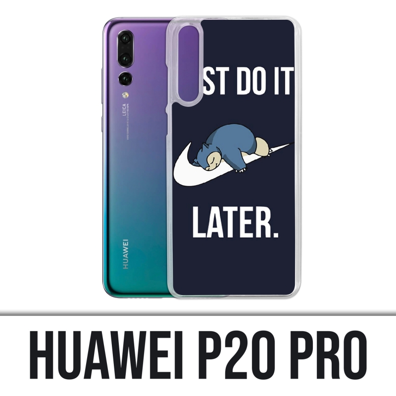 Funda Huawei P20 Pro - Pokémon Ronflex Solo hazlo más tarde