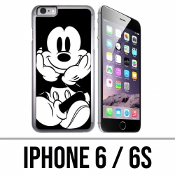 Funda para iPhone 6 / 6S - Mickey en blanco y negro