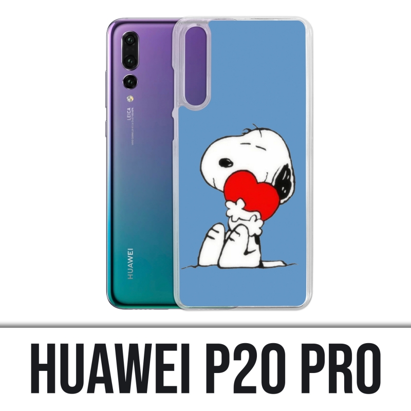 Coque Huawei P20 Pro - Snoopy Coeur