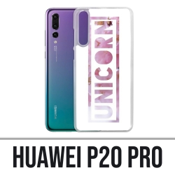 Custodia Huawei P20 Pro - Unicorn Flowers Unicorn