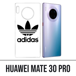 Coque Huawei Mate 30 Pro - Adidas Classic Blanc