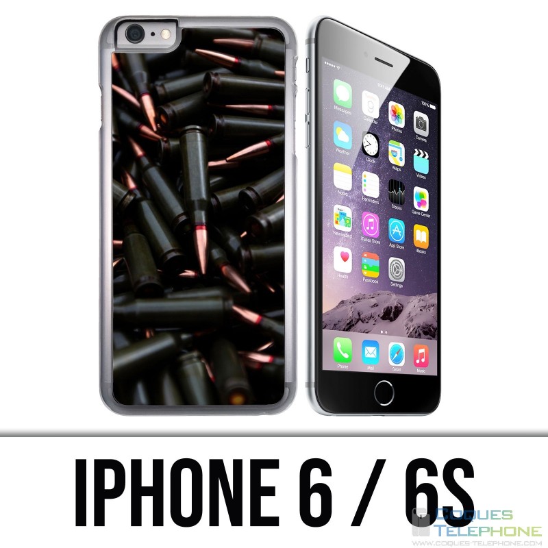 Custodia per iPhone 6 / 6S - Munizione nera