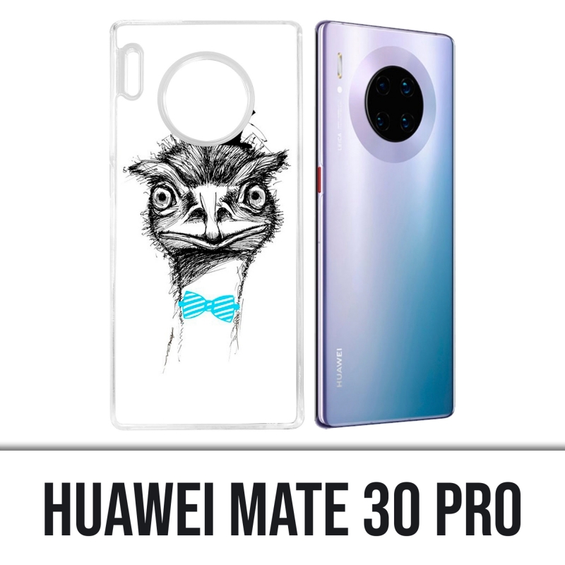 Huawei Mate 30 Pro Case - Lustiger Strauß