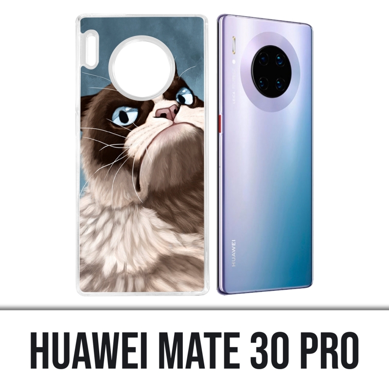 Huawei Mate 30 Pro Case - Grumpy Cat