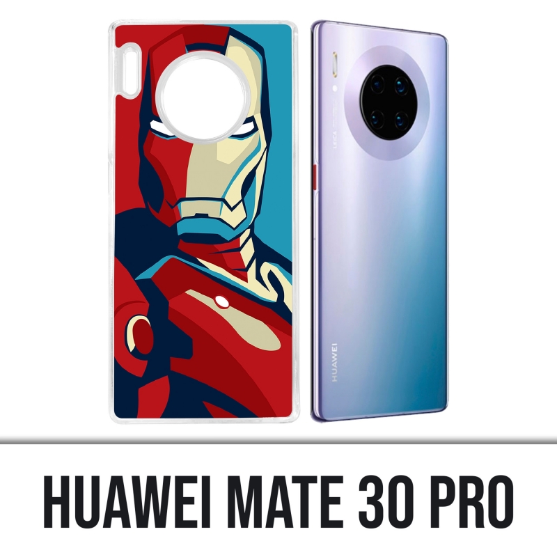 Coque Huawei Mate 30 Pro - Iron Man Design Affiche