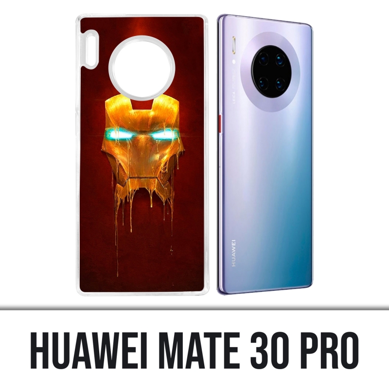 Funda Huawei Mate 30 Pro - Iron Man Gold