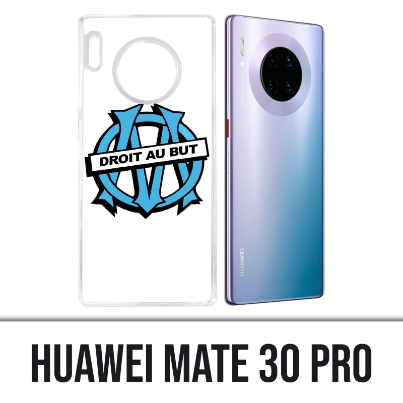 Huawei Mate 30 Pro Case - Om Marseille Droit au But Logo