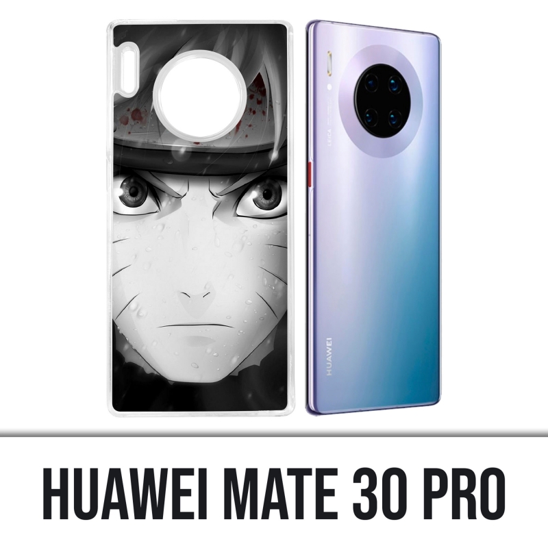 Huawei Mate 30 Pro Case - Naruto Schwarz und Weiß