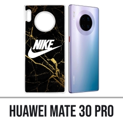 Coque Huawei Mate 30 Pro - Nike Logo Gold Marbre