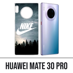 Huawei Mate 30 Pro Hülle - Nike Logo Wood