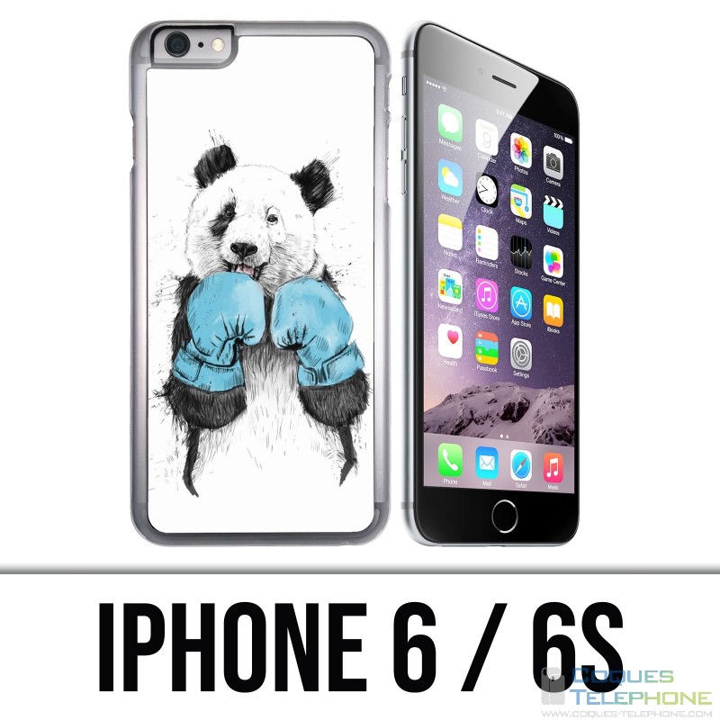 Custodia per iPhone 6 / 6S - Panda Boxing