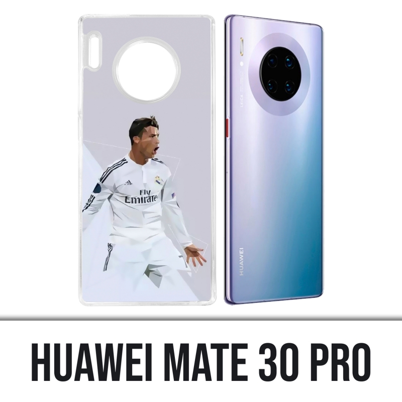 Huawei Mate 30 Pro Case - Ronaldo Lowpoly