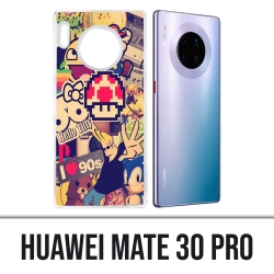 Funda Huawei Mate 30 Pro - Vintage Stickers 90S