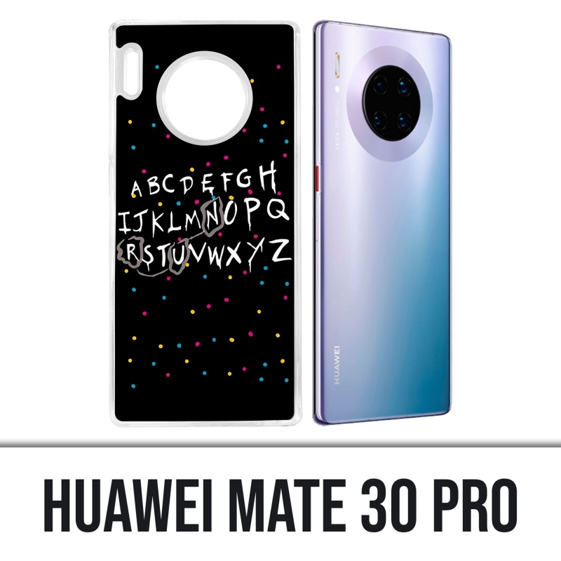 Coque Huawei Mate 30 Pro - Stranger Things Alphabet