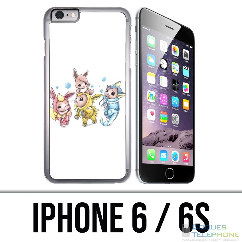 Coque iPhone 6 / 6S - Pokémon bébé Evoli évolution