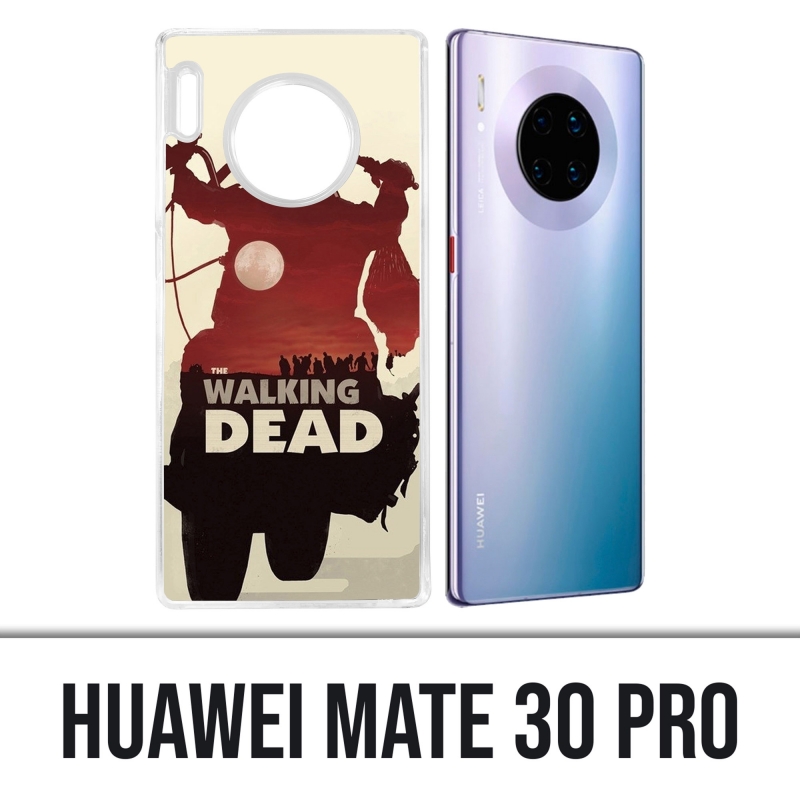 Custodia Huawei Mate 30 Pro - Walking Dead Moto Fanart