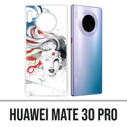 Funda Huawei Mate 30 Pro - Wonder Woman Art