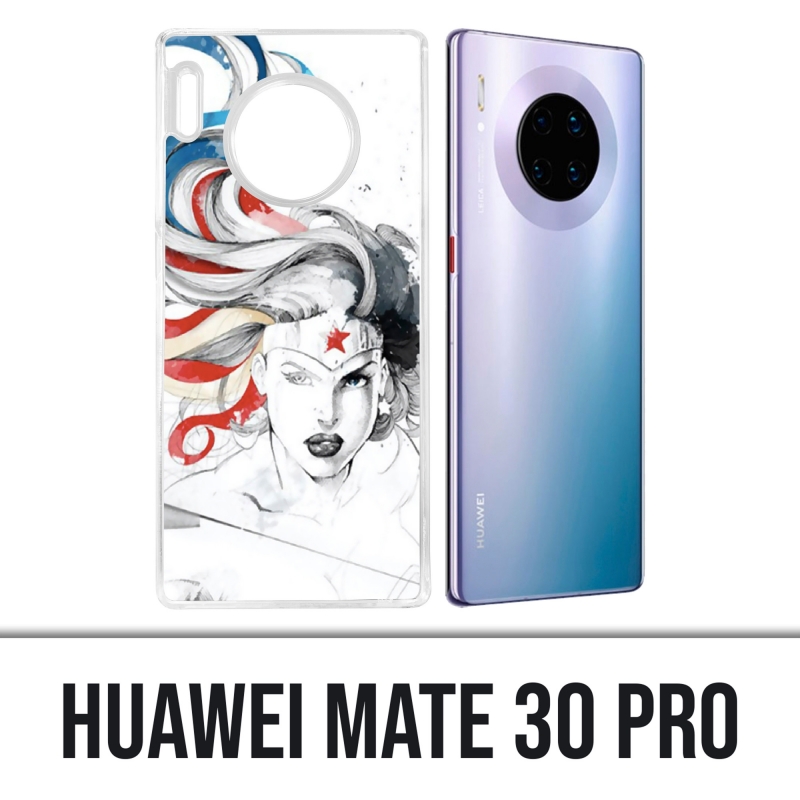 Huawei Mate 30 Pro Case - Wonder Woman Art