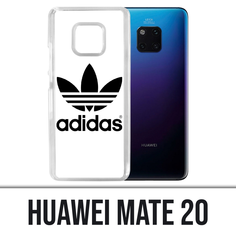 Coque Huawei Mate 20 - Adidas Classic Blanc