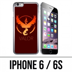 Custodia per iPhone 6 / 6S - Pokemon Go Team Red Grunge