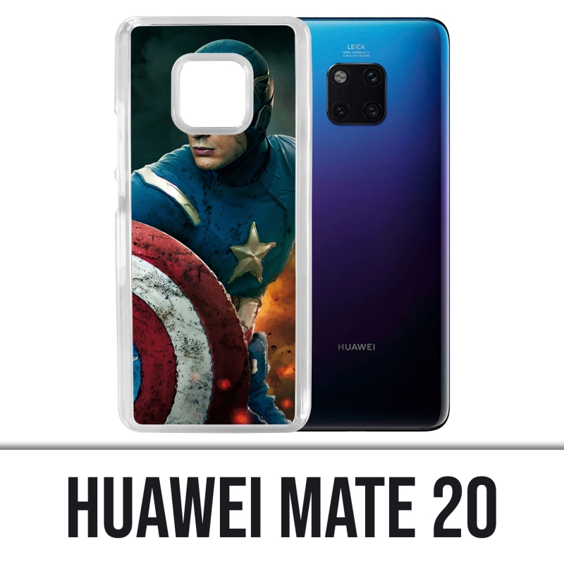 Custodia Huawei Mate 20: Captain America Comics Avengers