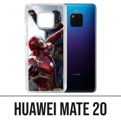 Custodia Huawei Mate 20 - Captain America Vs Iron Man Avengers