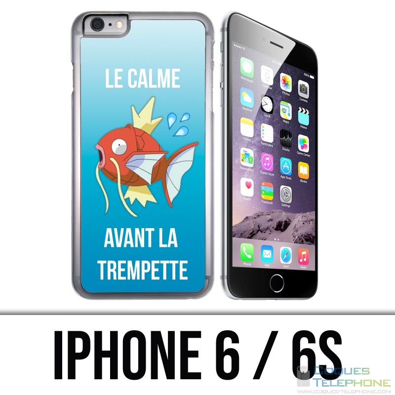 Coque iPhone 6 / 6S - Pokémon Le Calme Avant La Trempette Magicarpe