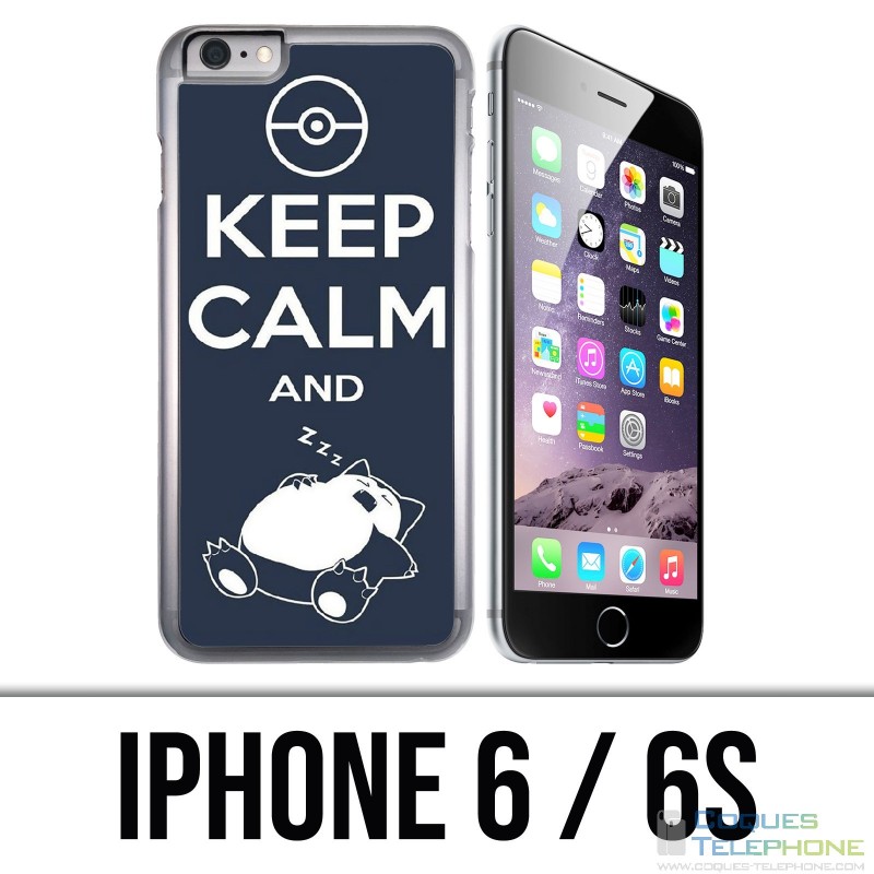 IPhone 6 / 6S Hülle - Ronflex Pokemon Keep Calm