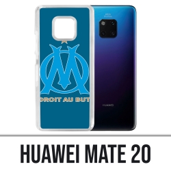 Coque Huawei Mate 20 - Logo Om Marseille Big Fond Bleu