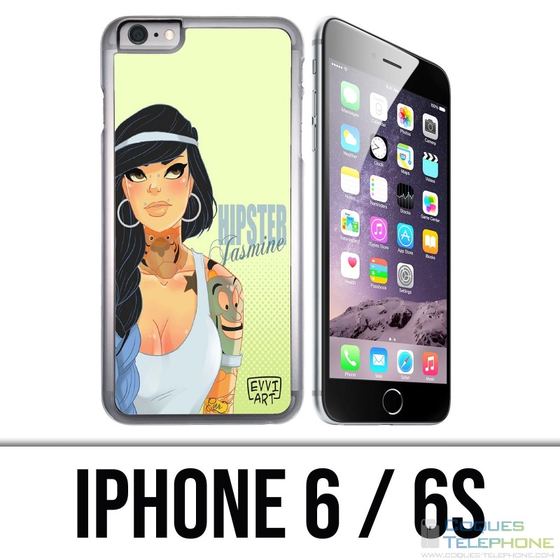 Coque iPhone 6 / 6S - Princesse Disney Jasmine Hipster