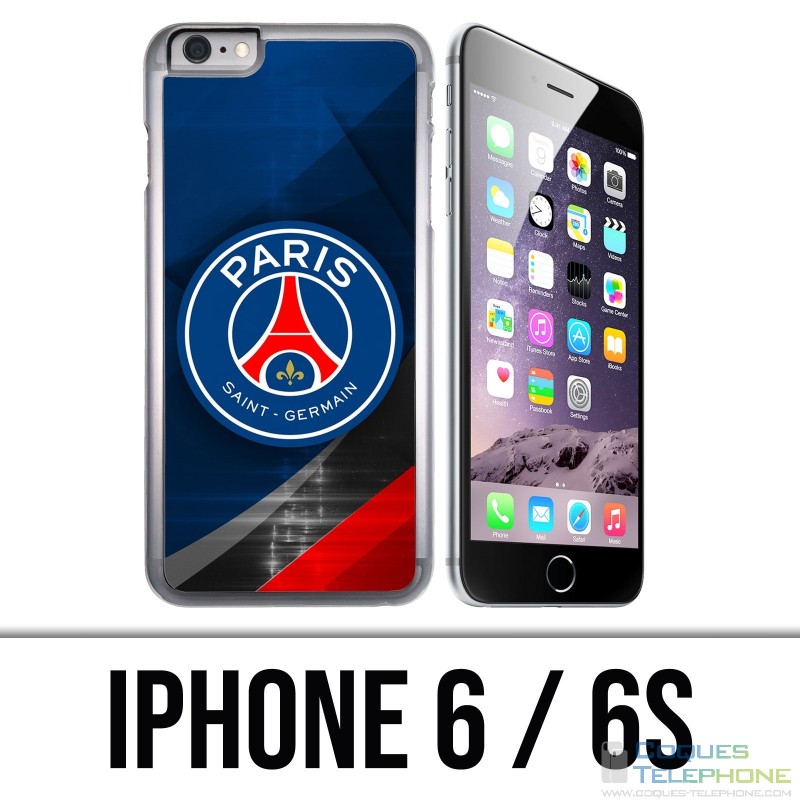 Funda para iPhone 6 / 6S - Logotipo PSG Metal Cromo