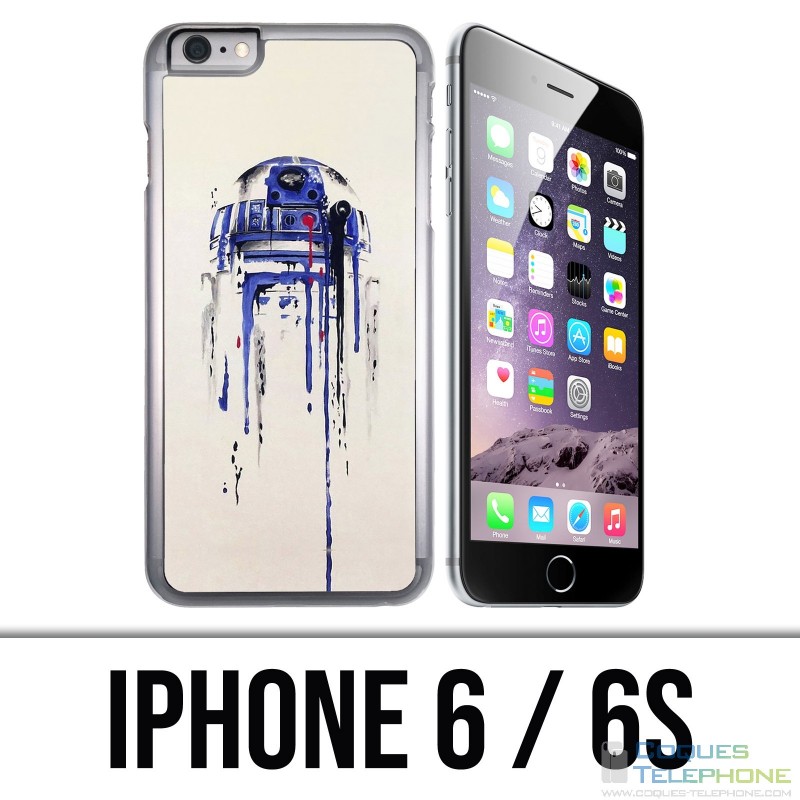 Coque iPhone 6 / 6S - R2D2 Paint