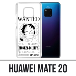 Funda Huawei Mate 20 - One Piece Wanted Luffy