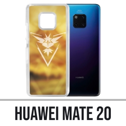 Custodia Huawei Mate 20 - Pokémon Go Team Giallo Grunge