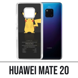 Coque Huawei Mate 20 - Pokémon Pikachu Id Card