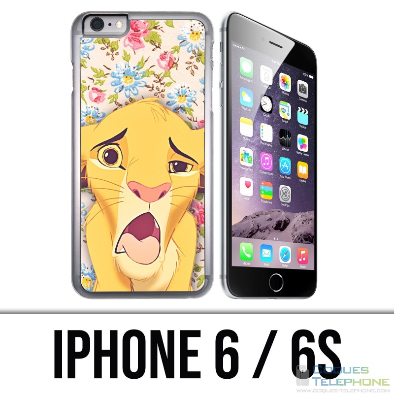 Custodia per iPhone 6 / 6S - Lion King Simba Grimace