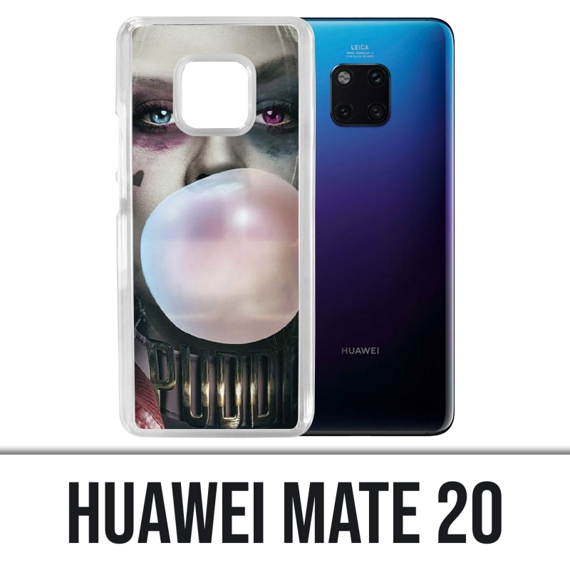 Custodia Huawei Mate 20 - Suicide Squad Harley Quinn Bubble Gum