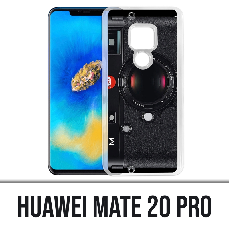 Coque Huawei Mate 20 PRO - Appareil Photo Vintage Noir