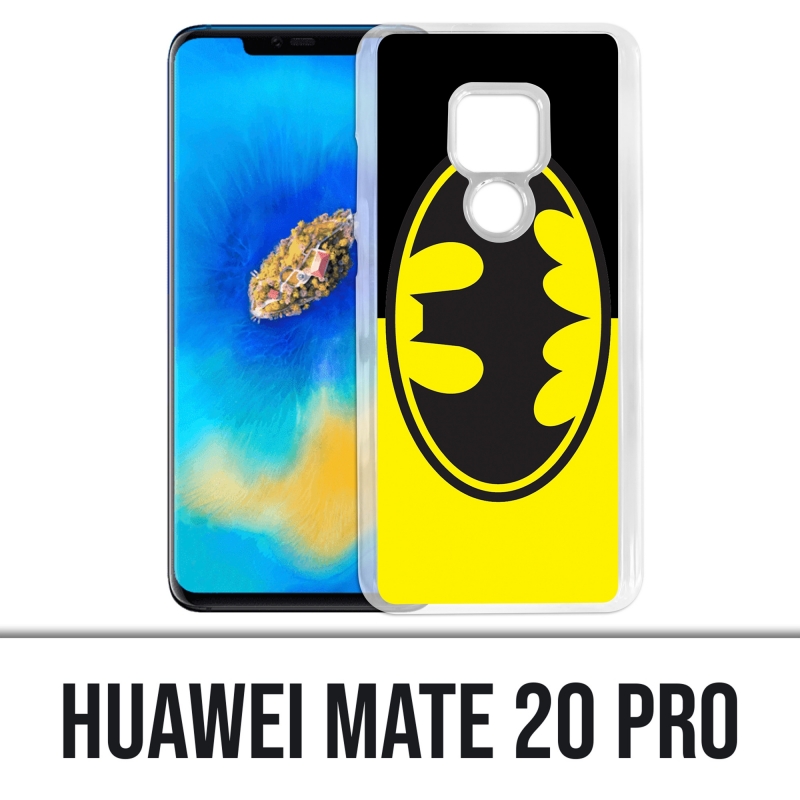 Funda Huawei Mate 20 PRO - Batman Logo Classic Amarillo Negro